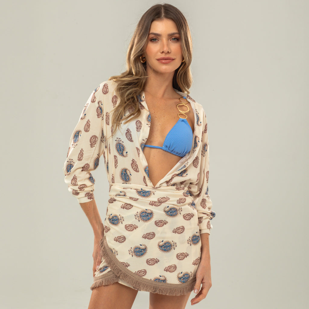 Chemise + pareo Boho set