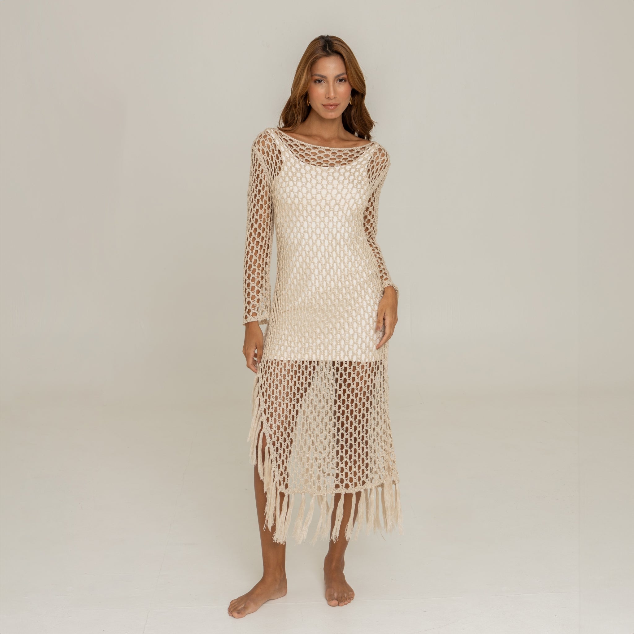 Pearl tricot dress